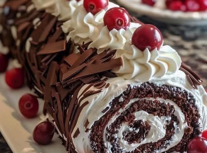 Decadent Black Chocolate Dessert