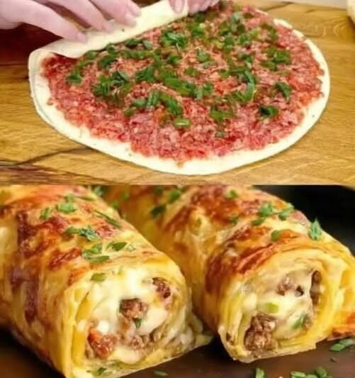 Ground Beef Tortilla Wraps