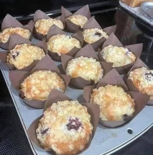 Lemon-Raspberry Protein Muffins